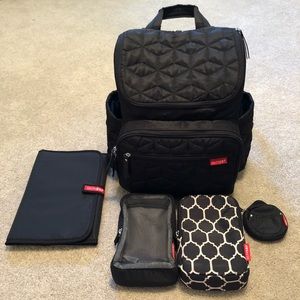 Skip Hop Forma Backpack + Paci Pod Diaper Bag